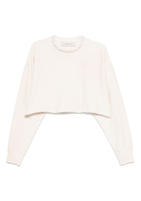 White cropped sweatshirt Golden goose - women GOLDEN GOOSE | GWP02203P00212211616